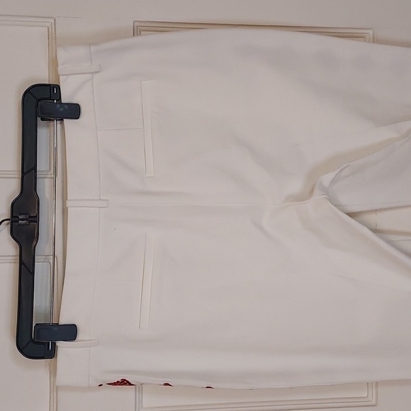 Derek Lam 10 CrosbyCrosby Cropped Flare Pants w/ Embroidery - Picture 13 of 15